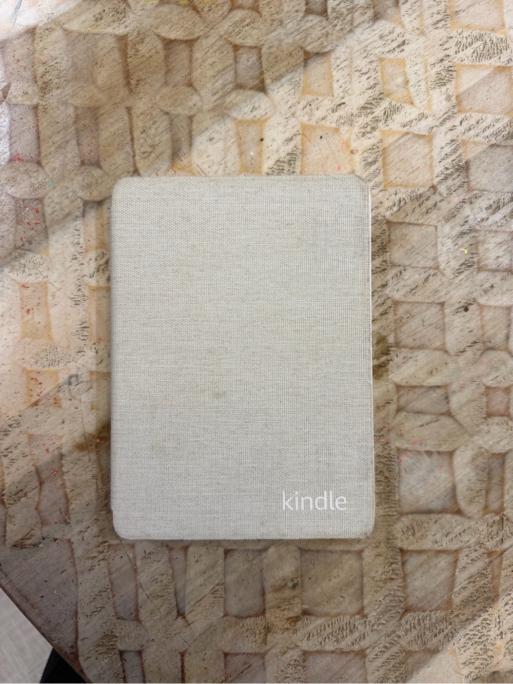 Amazon Kindle Fabric Cover in Light Beige